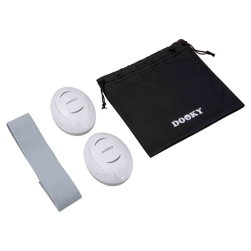 Protection auditive Dooky Baby blanche (0-3 ans)