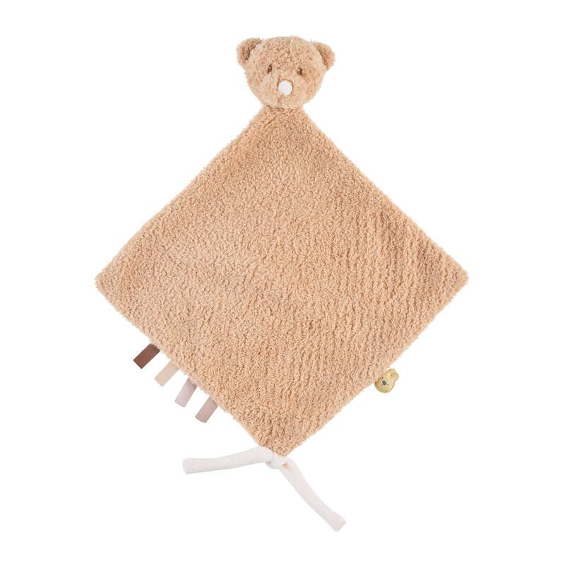 Maxi Doudou ours bouclette Caramel - NATTOU