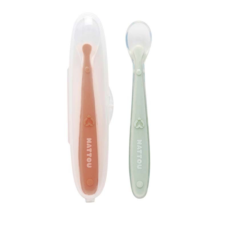set de 2 cuillères avec étui - NATTOU