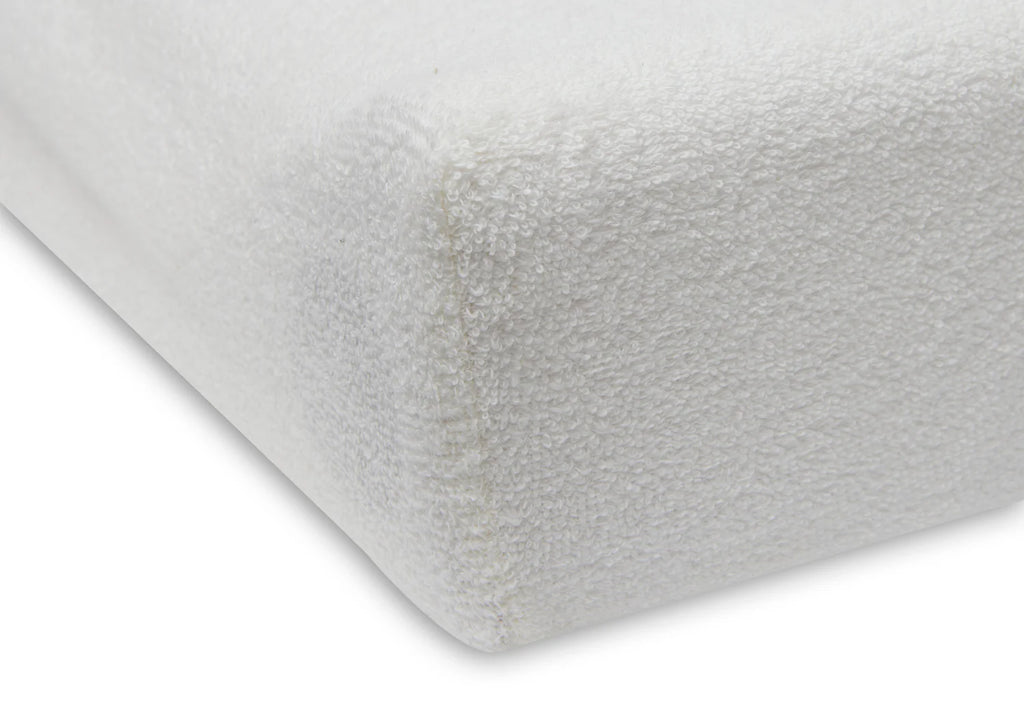 lot de 2 housses de matelas à langer coffee/ivoire