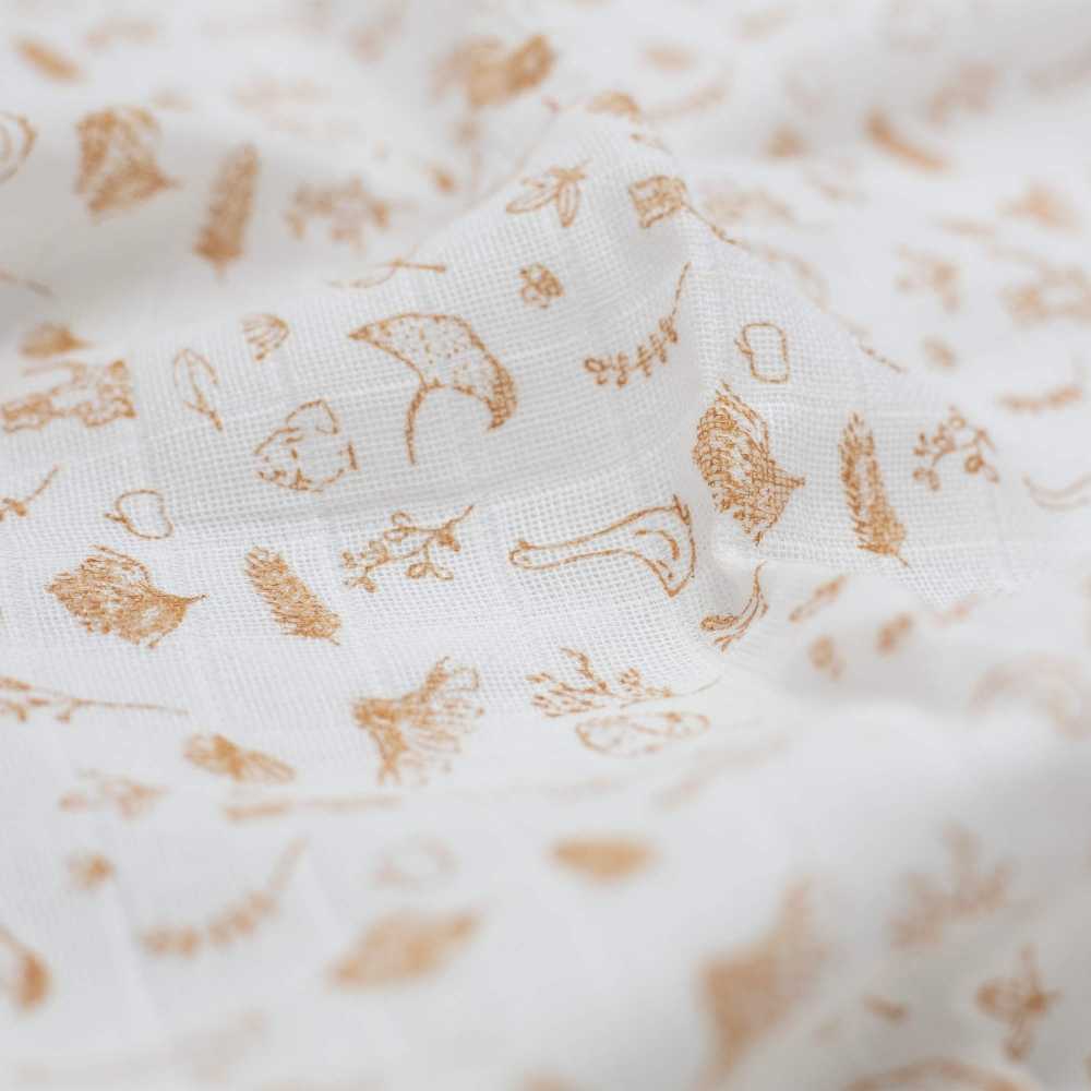 langes gaze de coton small 70x70cm - Wonderfull - lot de 3