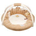 Tapis pouf avec arches Teddy Bouclette naturel 90cm - Ecru - NATTOU