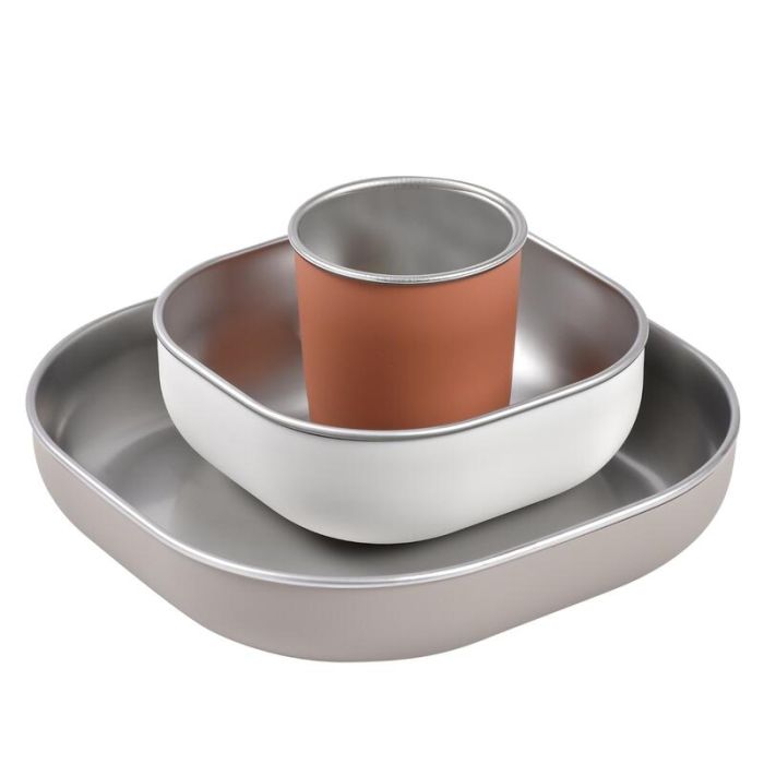 Coffret repas inox - BEABA (existe en 3 couleurs)