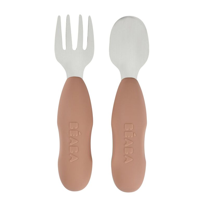 Lot de 2 pré-couverts inox - BEABA