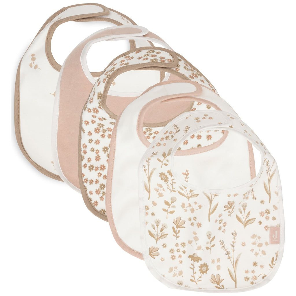 Lot de 5 bavoirs imperméables Bloomy - JOLLEIN