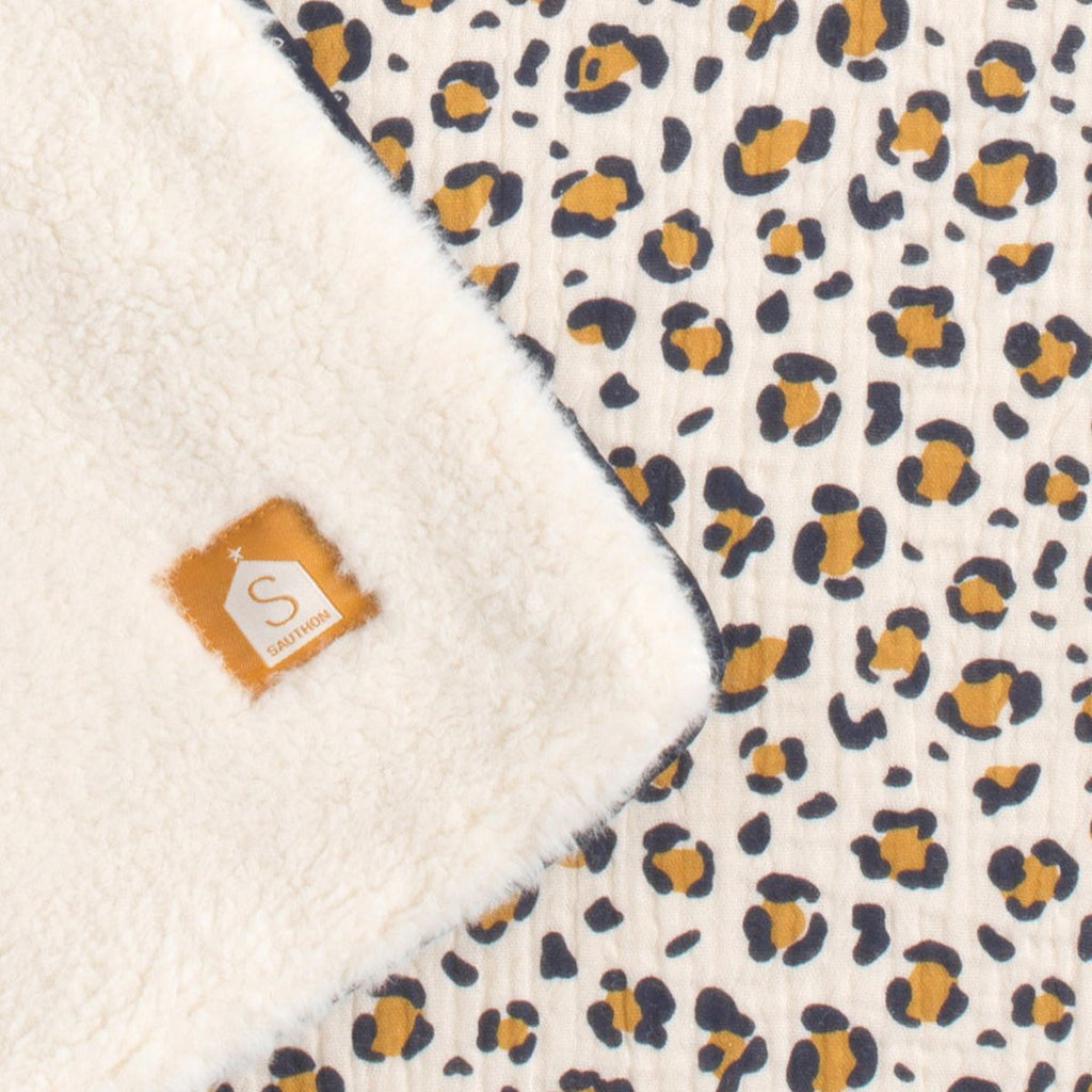 Couverture 75 cm x 100 cm collection LEOPARD