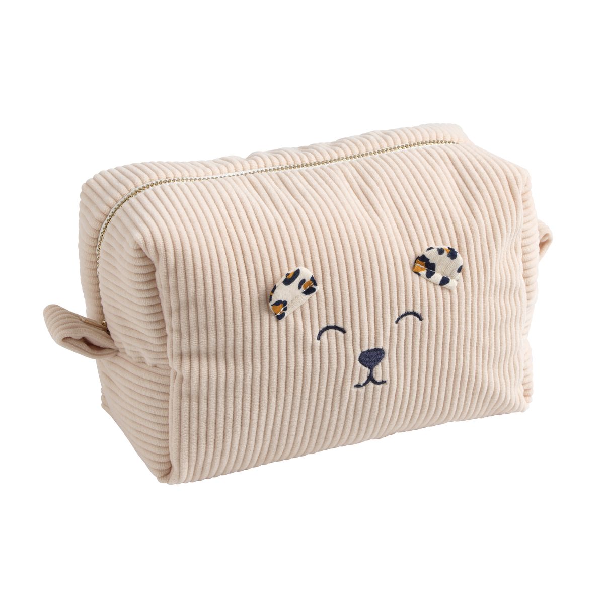 Trousse de toilette en velours collection LEOPARD