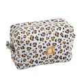 Trousse de toilette gaze de coton collection LEOPARD