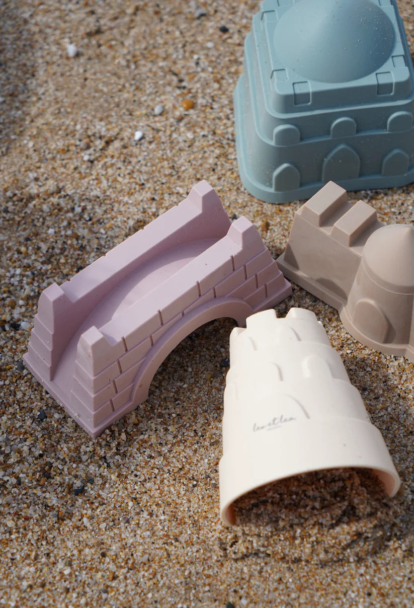 Set de plage Château, Soft Pastel - LEO ET LEA