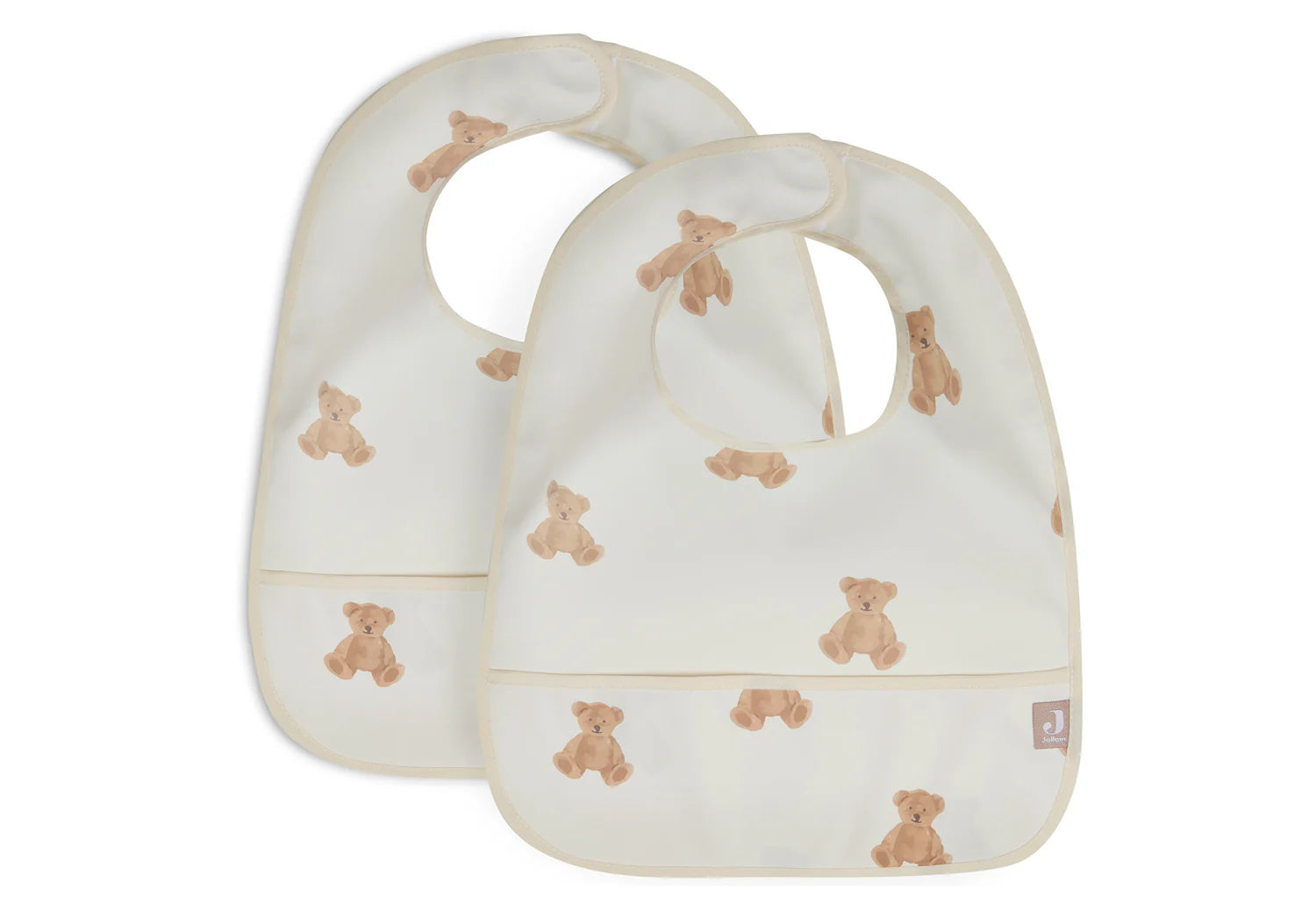 Lot de 2 bavoirs imperméables - Teddy Bear - JOLLEIN
