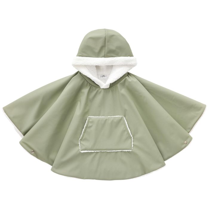 Ciré bébé imperméable Vert Sauge / Sherpa Blanc 12-24 mois