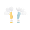 Lot de 2 couverts d'apprentissage flexibles - BADABULLE