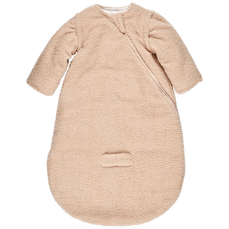 Beige Terry Sleeve Sleeping Bag - NATTOU