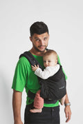 HoodieCarrier 2 Baby Carrier - Black Forest Love Radius
