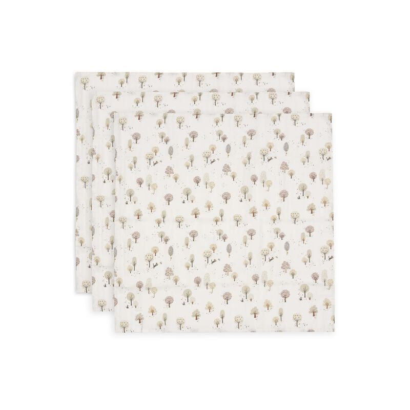Langes gaze de coton small 70x70cm - Tiny Park - lot de 3