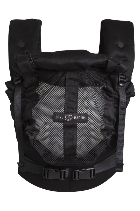 PhysioCarrier 2 Baby Carrier - Black Love Radius