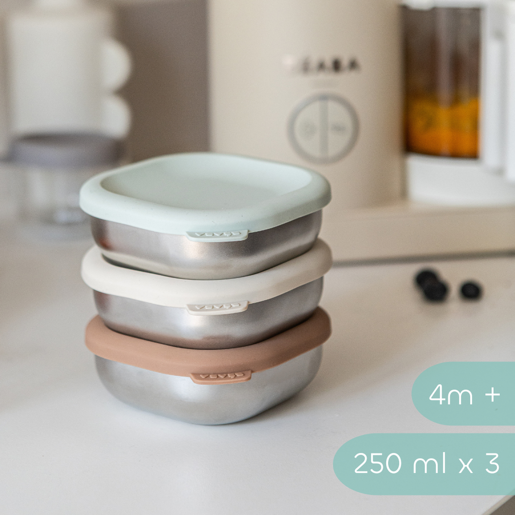 Boites repas inox multi-usage - Natural set