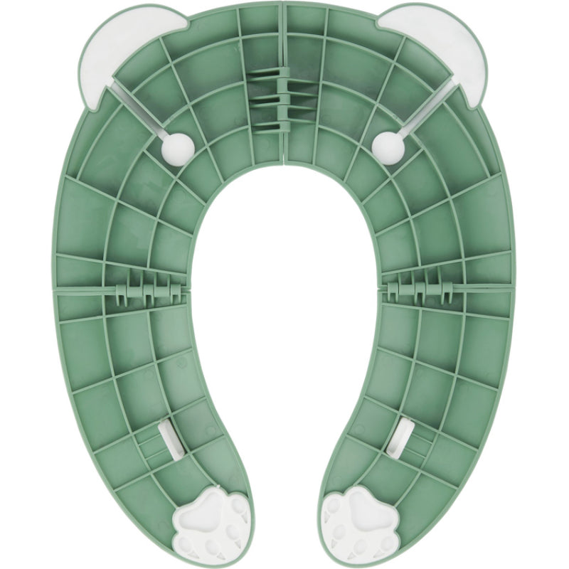 Réducteur de toilette pliable Vert - BADABULLE