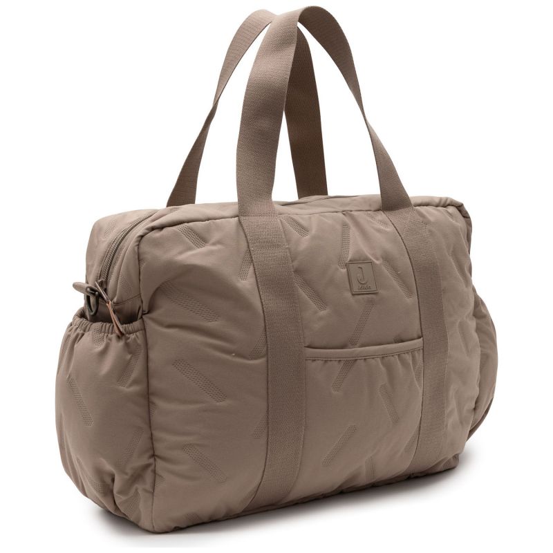 Sac à langer Embossed Lily Milky Coffee - JOLLEIN