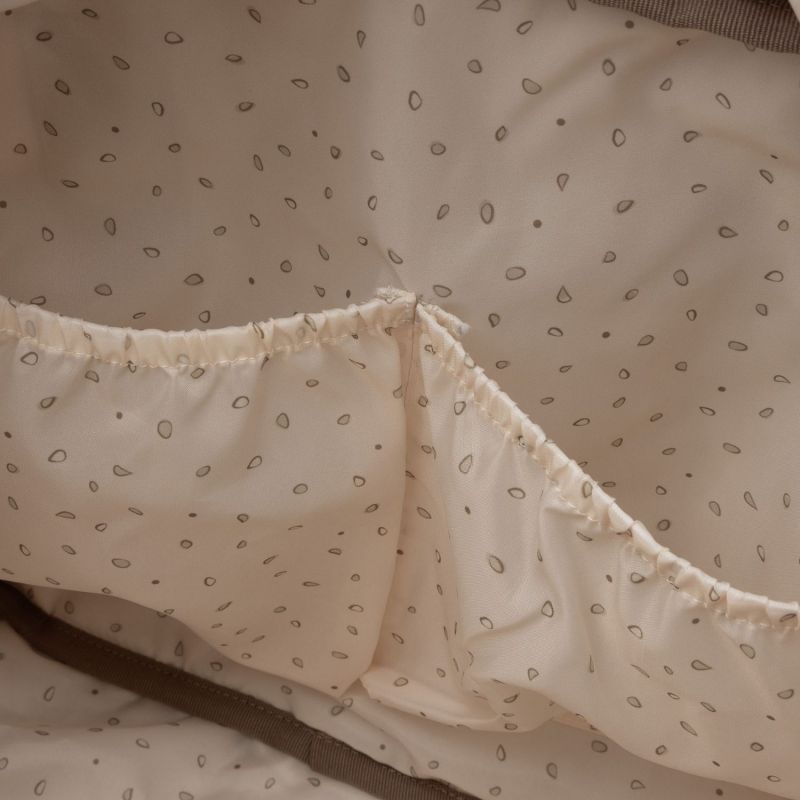Sac à langer Embossed Lily Milky Coffee - JOLLEIN