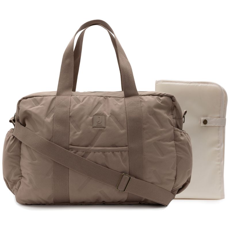 Sac à langer Embossed Lily Milky Coffee - JOLLEIN