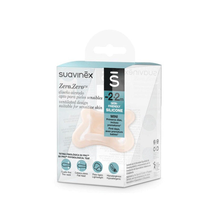 Sucette symétrique Zerø.Zerø Light - SUAVINEX (2 tailles)