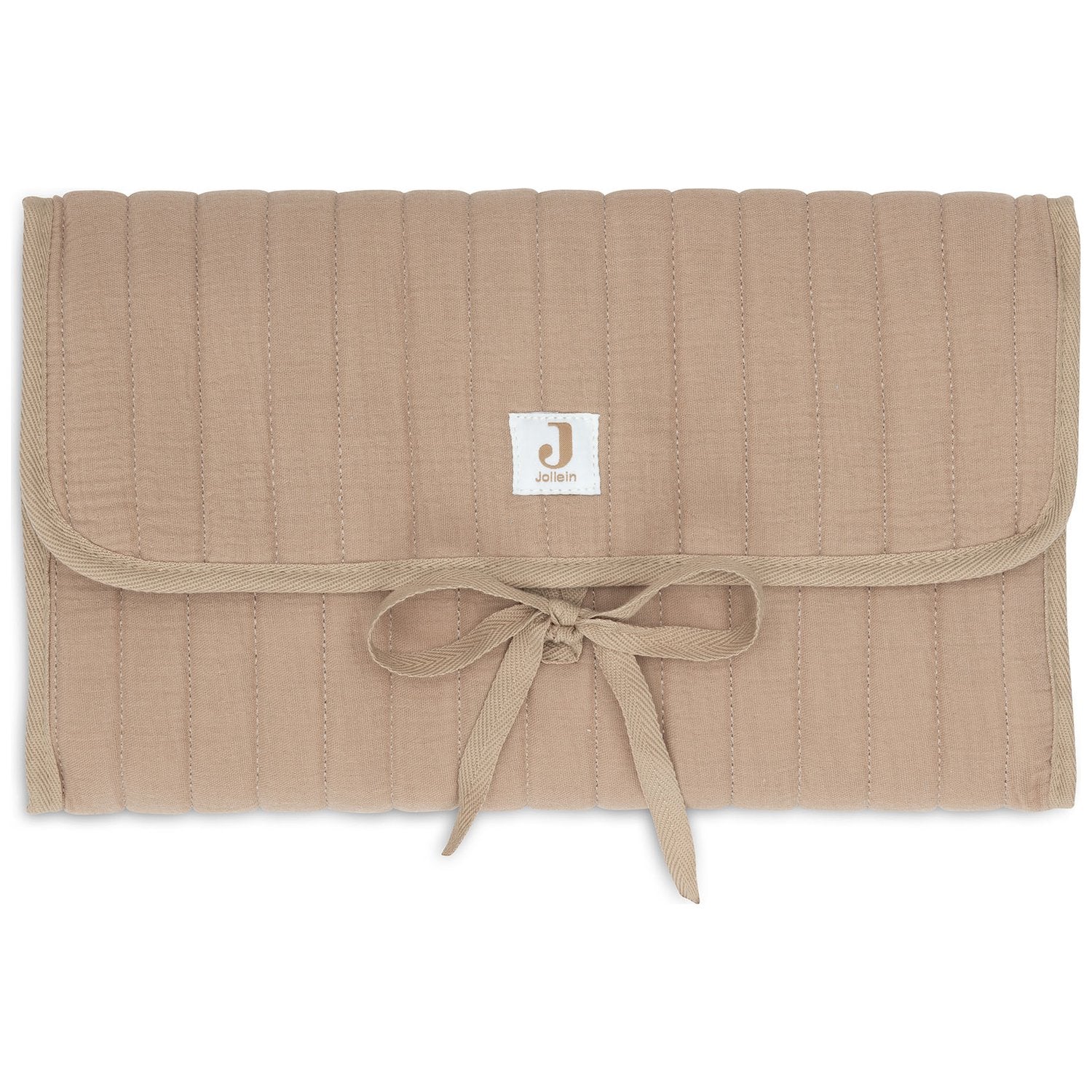 Tapis à Langer Nomade -Gaze de Coton Biscuit - JOLLEIN