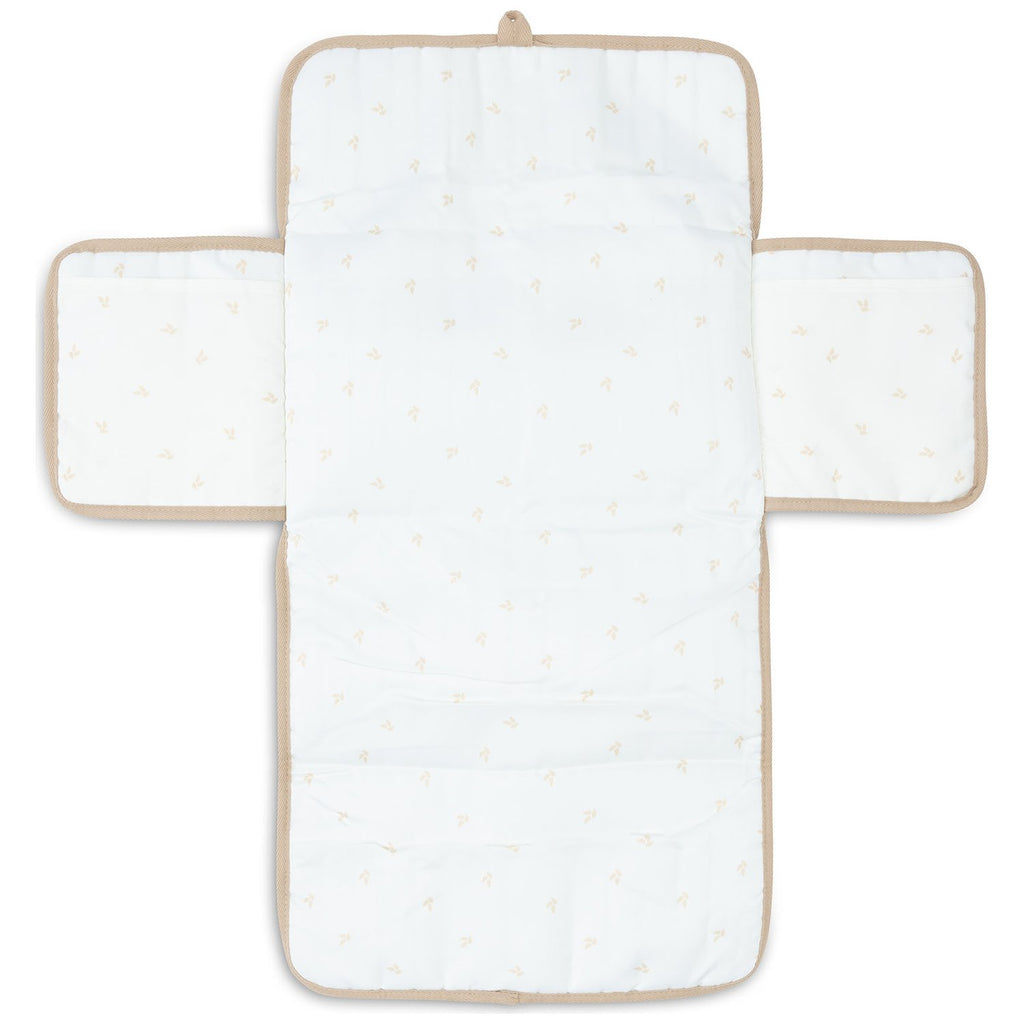 Tapis à Langer Nomade -Gaze de Coton Biscuit - JOLLEIN